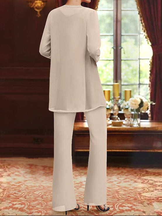 Formal Bride the Pantsuit Wedding Piece of Beach 3 Mother