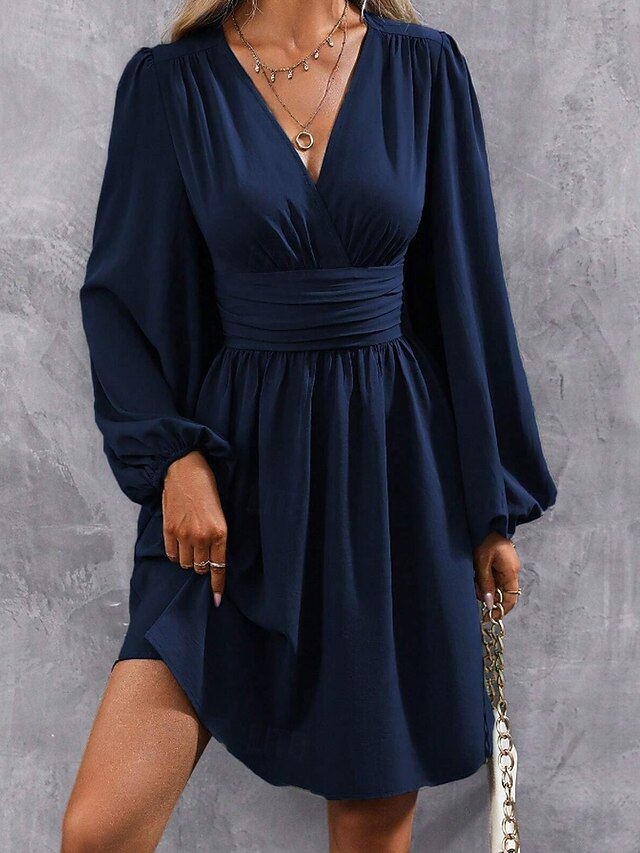 Women's Mini Dress Casual Dress Ruched Dress Modern Daily