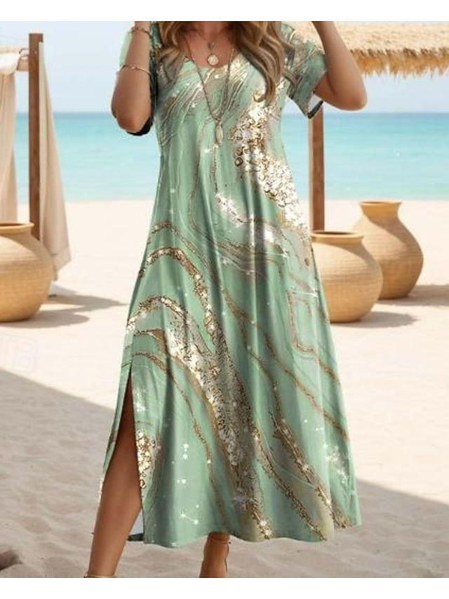 Women's Maxi Dress Casual Dress T Shirt Dress Tee Dress