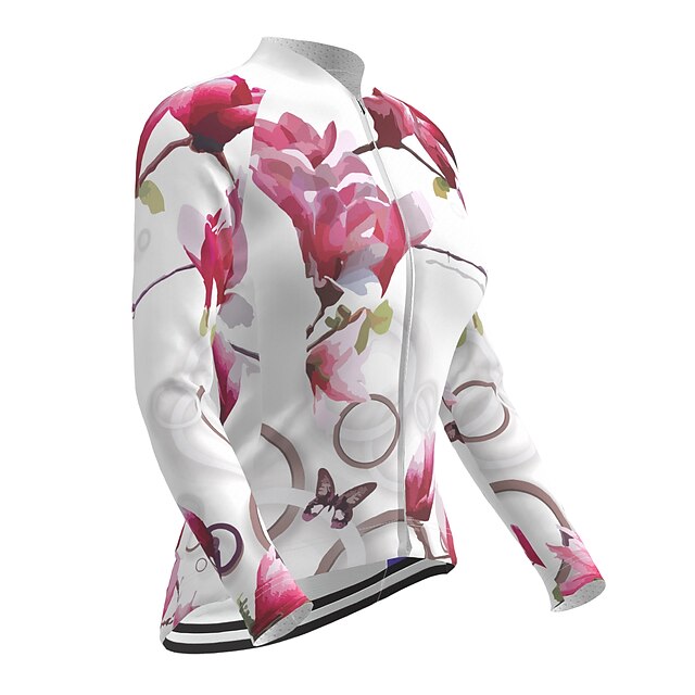 Women's Cycling Jersey Butterfly Patterned Novelty Long
