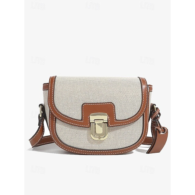 Women's Leather Bag Crossbody – Trim Vintage Small