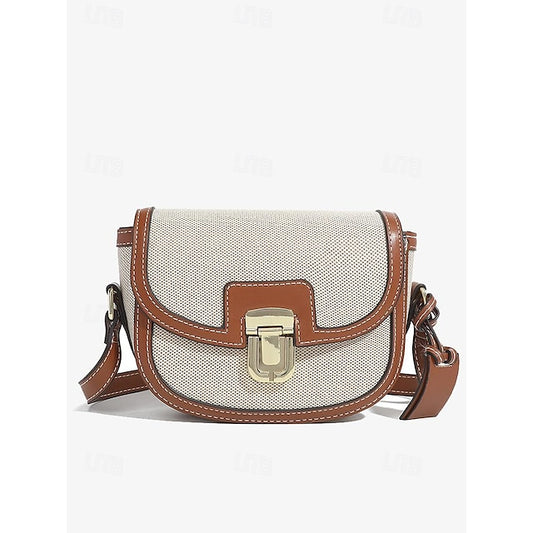Women's Leather Bag Crossbody – Trim Vintage Small