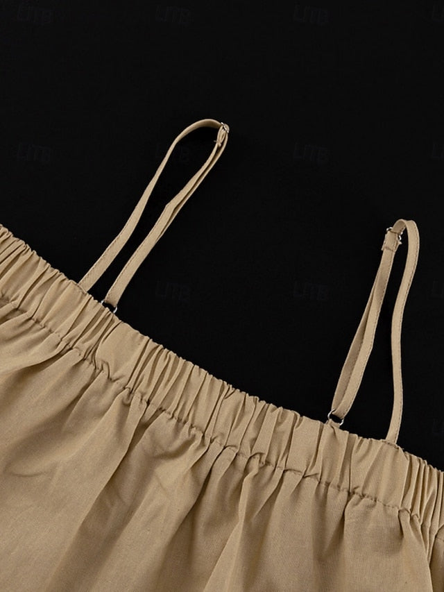 Women's Two Piece Sets Camisole Pants Sets Sleeveless Strap