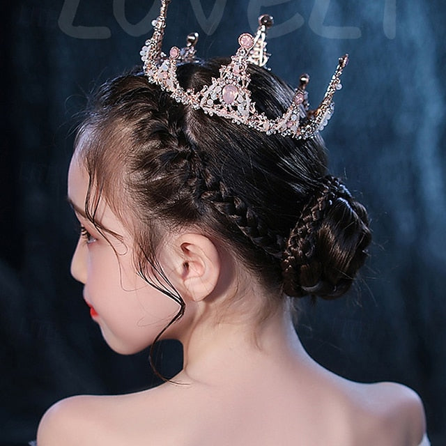 Color Long Girls' Girl Dress Party Flower Kids Solid