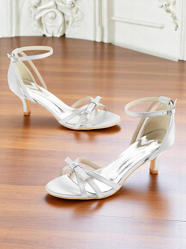 Kitten 1950s Strappy Women's Satin Heel Vintage Green