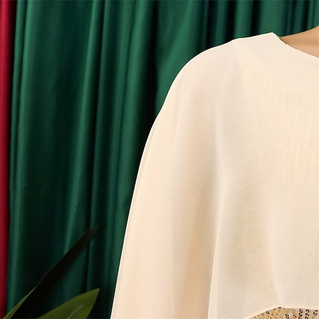 Crew of Length Dress Bride the Neck Floor Elegant Mother