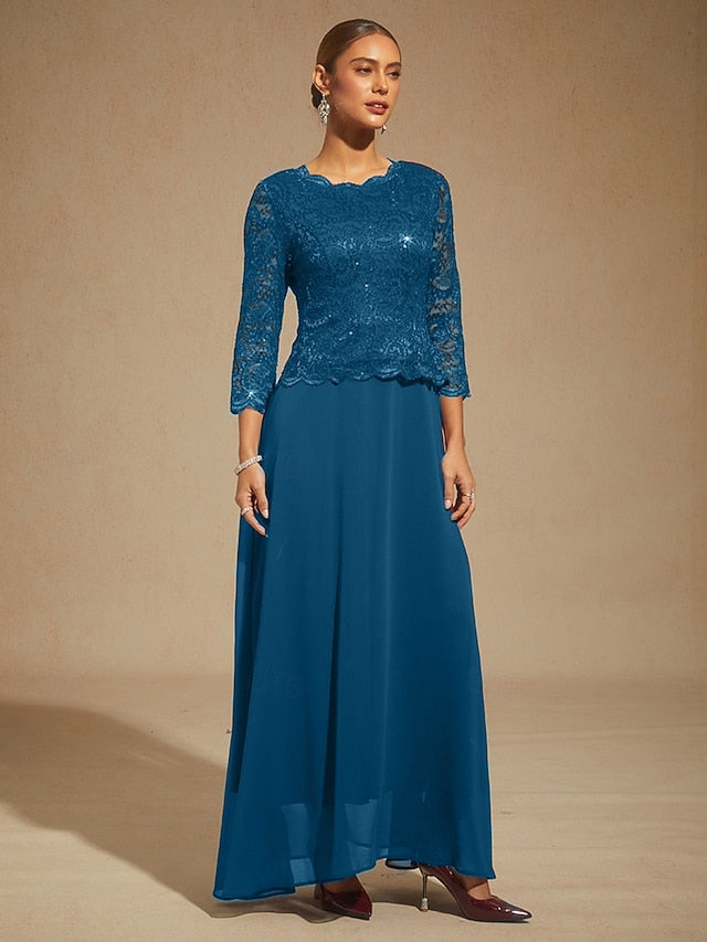 Women's Midi Dress Chiffon Dress A Line Dress Elegant