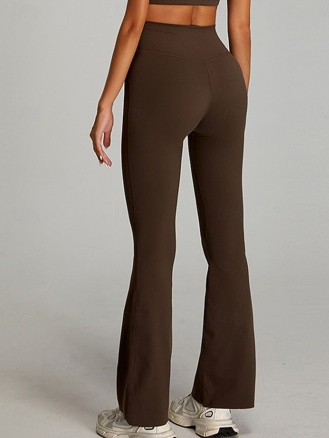 Women's Bell Bottom Chinos Streetwear Casual Athleisure