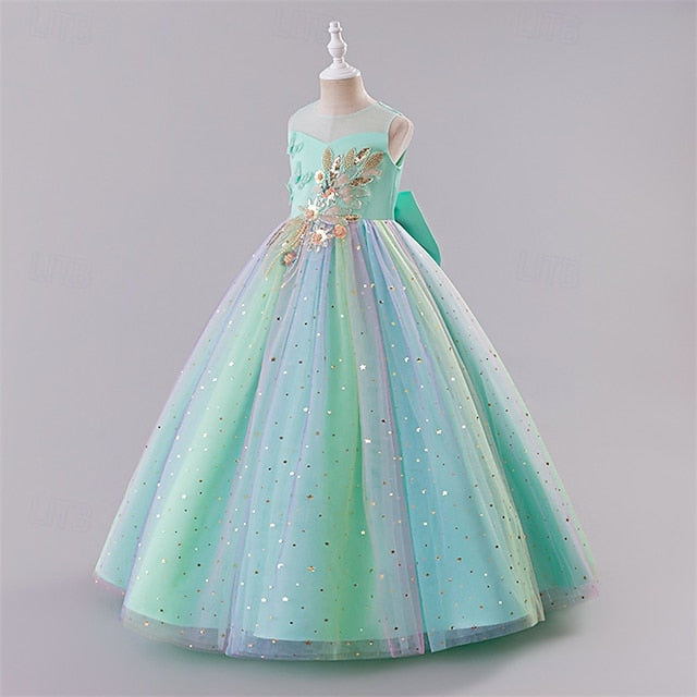 Girls' Princess Kid's Dress Girl Flower