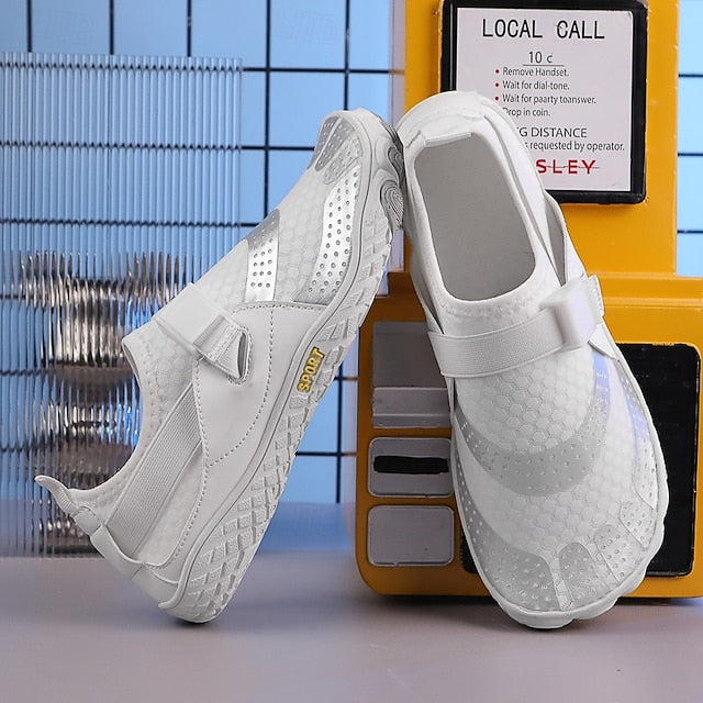 Men's Woven Trendy – Knit Nylon Sneakers Multicolor