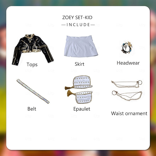 Korean Idol Inspired Pop Star Costume Fancy Dress Virtual Idol