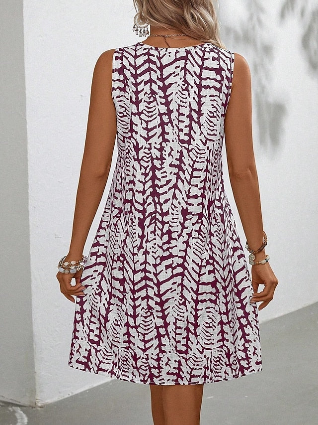 Women's Mini Dress Casual Dress Boho Chic Dresses Tank