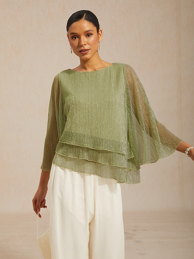 Women's Blouse Dressy Tops Flowy Tops Chiffon Tops Sequins