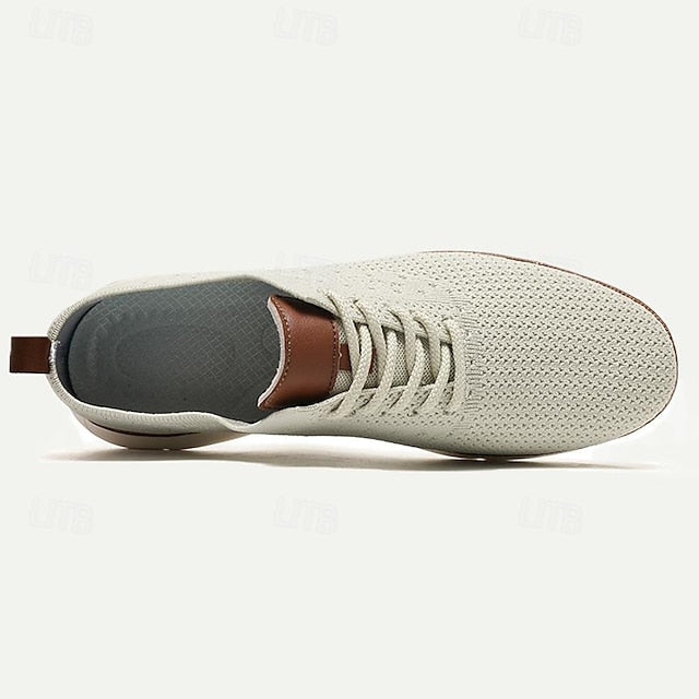 Knit Casual Breathable Men's Sneakers - Lightweight