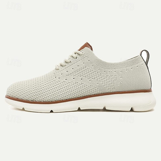 Knit Casual Breathable Men's Sneakers - Lightweight