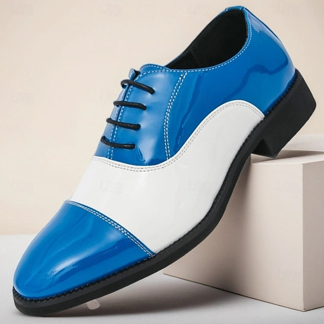 Oxford and Polished Men's Blue with Shoes White