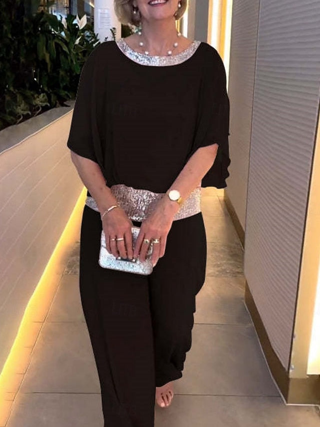 Women's 2 Pieces Fashion Streetwear Daily Pants Sets 3/4
