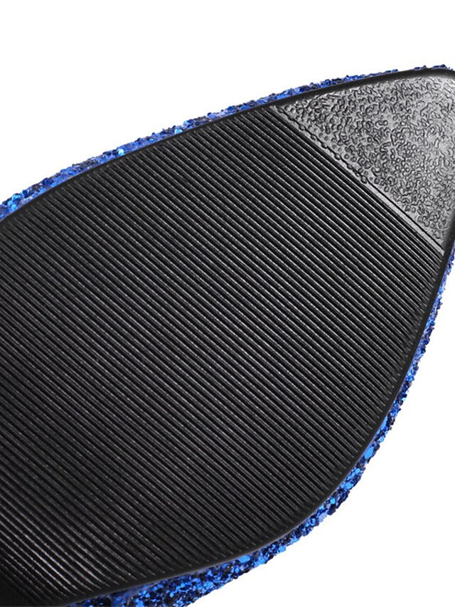 Red – Women's Heel High Glitter Sparkly Boots Ankle