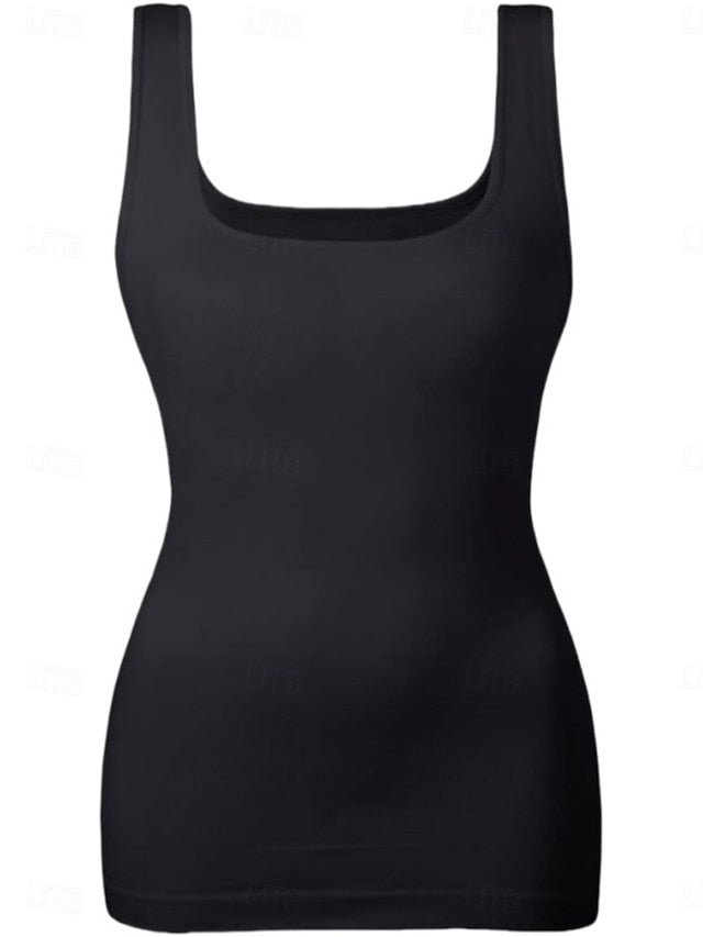 Women's Blouse Plain Active Stylish Sleeveless U Neck
