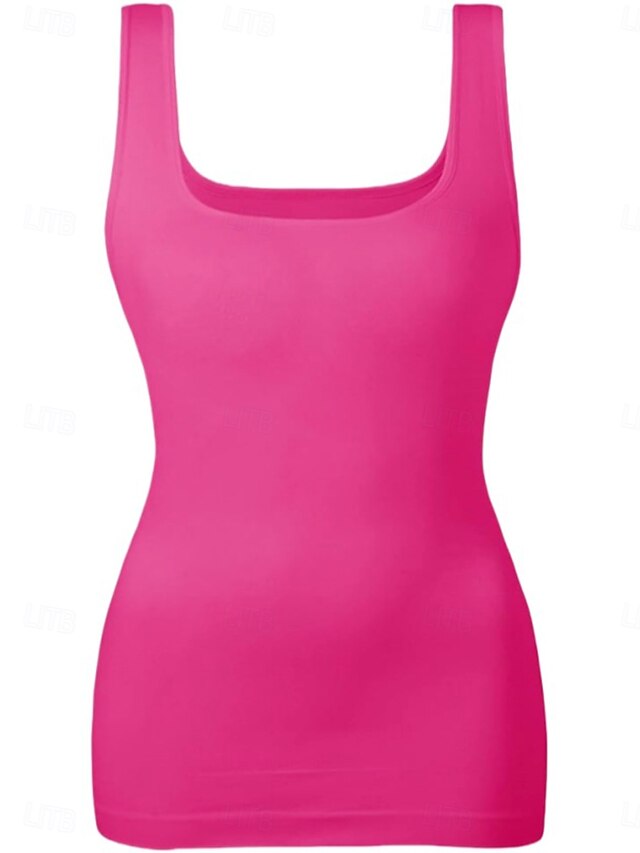 Women's Blouse Plain Active Stylish Sleeveless U Neck