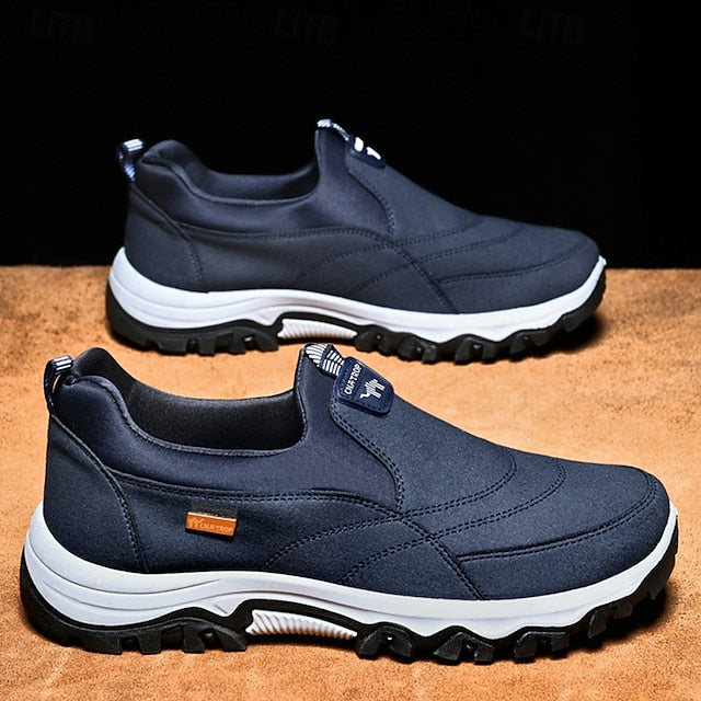 PU Breathable Loafers Men's Slip-Ons Leather