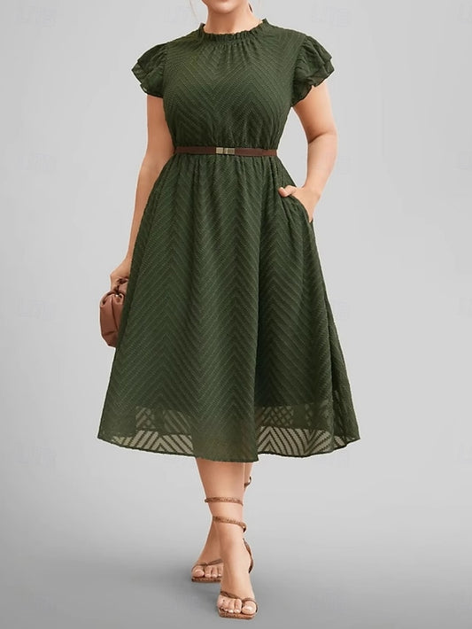 Women's Midi Dress Casual Dress A Line Dress Basic Casual