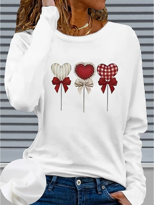Valentine's Day Women's T Shirt Print Graphic