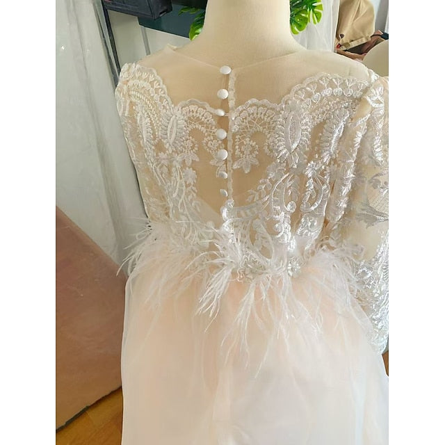 Wedding Girl Party Girls' Princess Dress Flower