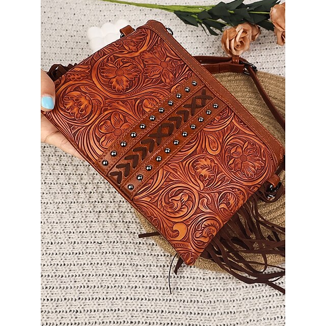 Shoulder Women's Leather Crossbody Bag Wristlet PU Bags