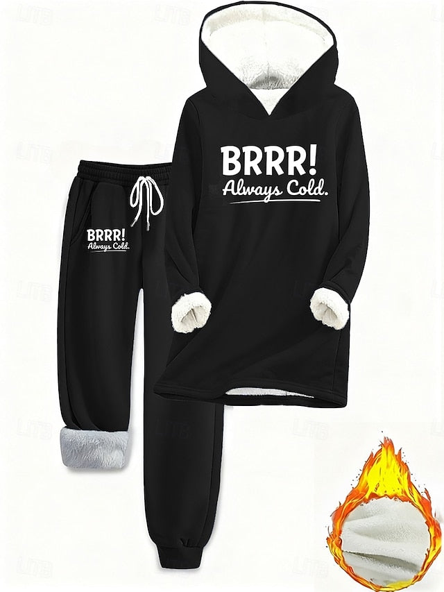 Women's Two Piece Sets Tracksuit Pants Sets Long Sleeve
