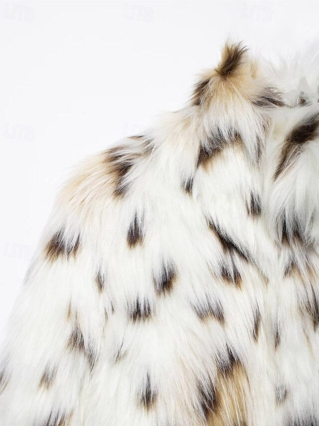 Comfortable Warm Furs Faux Coat Fur Women's Leathers