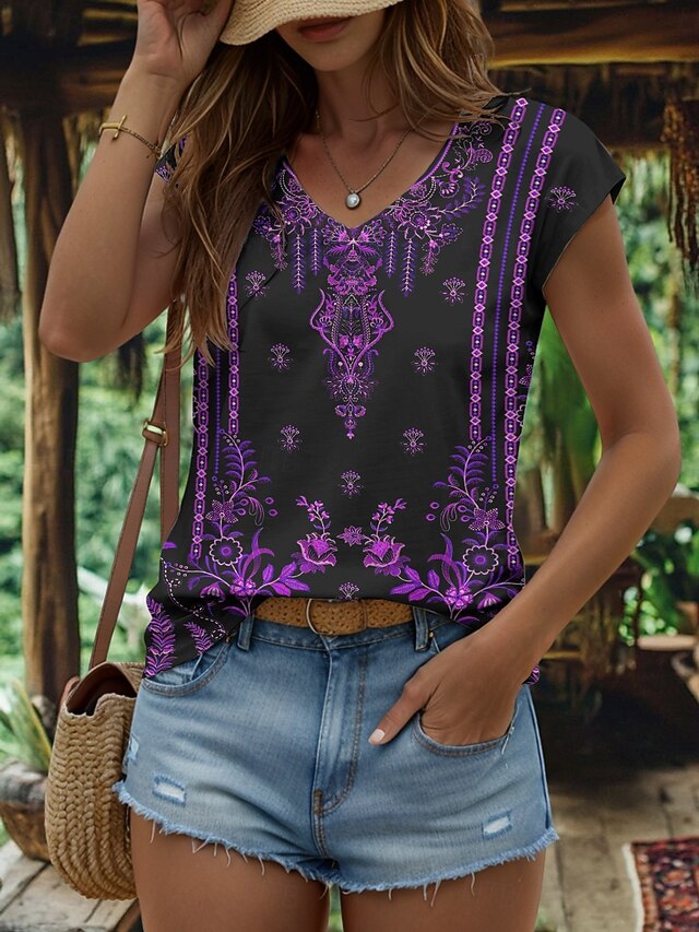 Women's Boho Camisole Tank Top Graphic Geometric Vintage