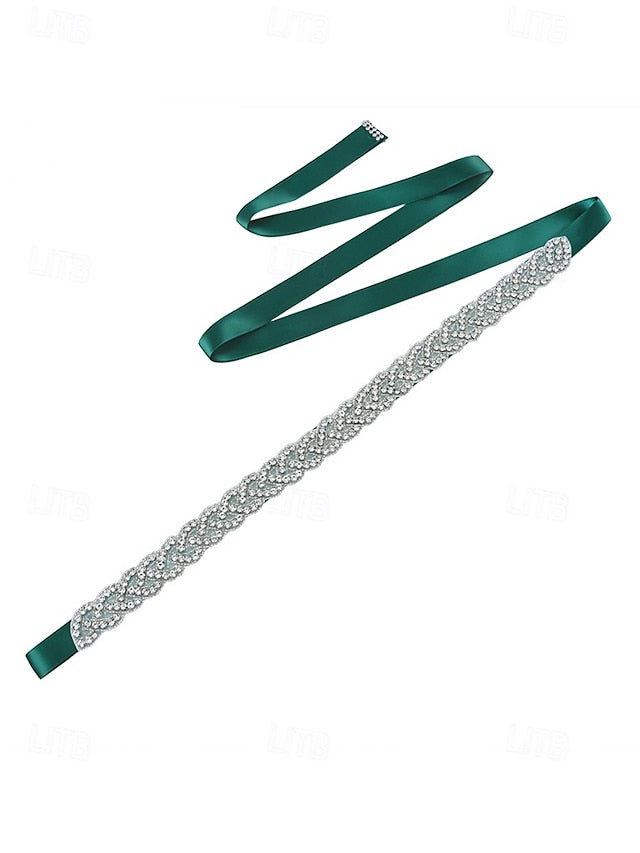 Rhinestone Wedding – Bridal Elegant Crystal Waistband