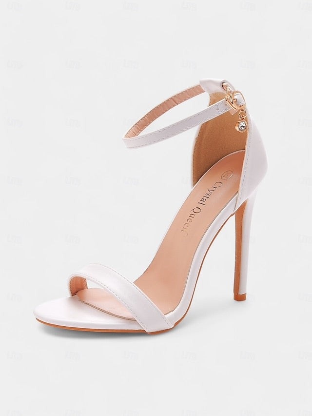 Sleek Stiletto Metallic – Sandals Wedding Heel for Women