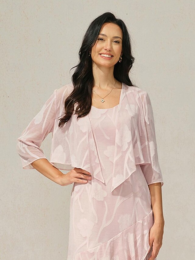 Women's Shrugs Solid Color Elegant Stylish Casual 3/4