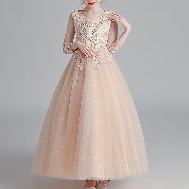 Kid's Dress Girl Girls' Princess Flower