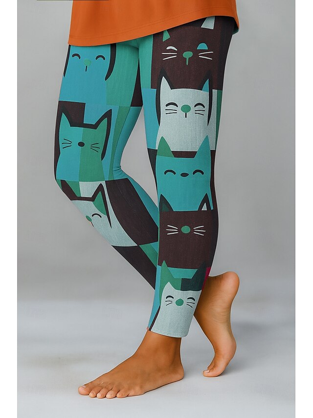 Women's Leggings Vacation Vintage Ethnic Style Full Length