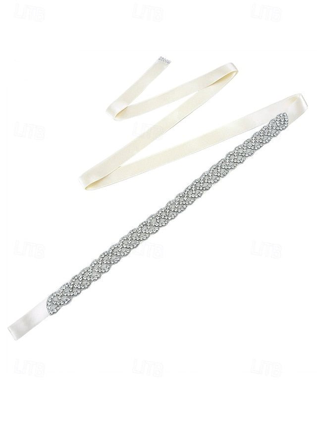 Rhinestone Wedding – Bridal Elegant Crystal Waistband