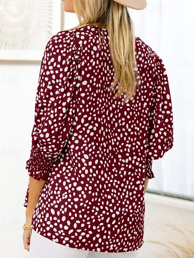 Women's T Shirt Tee Top Print Floral Casual Half Sleeve