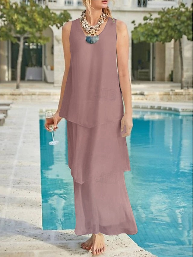 Sheath Column Ankle Length Wedding Guest Dress Formal Dresses
