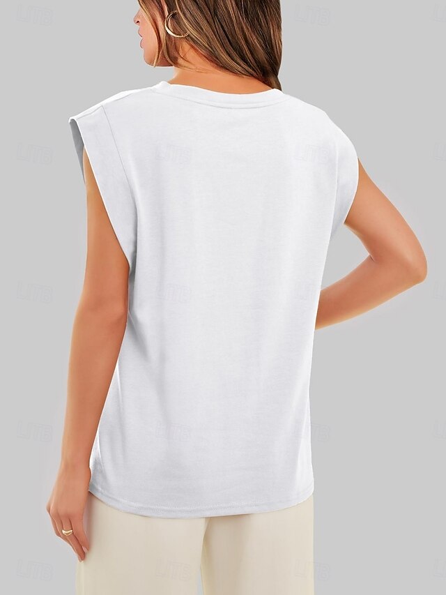 Women's Tank Top Plain Fashion Stylish Classic Sleeveless