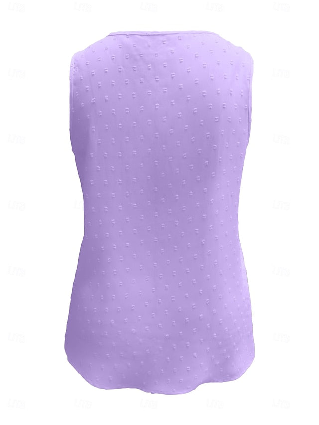 Women's Tank Top Lace Tops Lace Patchwork Plain Fashion