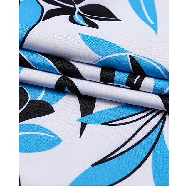 Women's Graphic Floral Botanical Sport Shirt Golf Polo