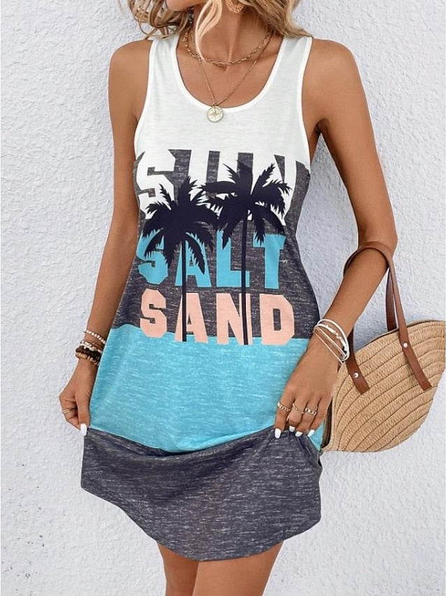 Women's Mini Dress Summer Dress Vacation Casual Beach Daily