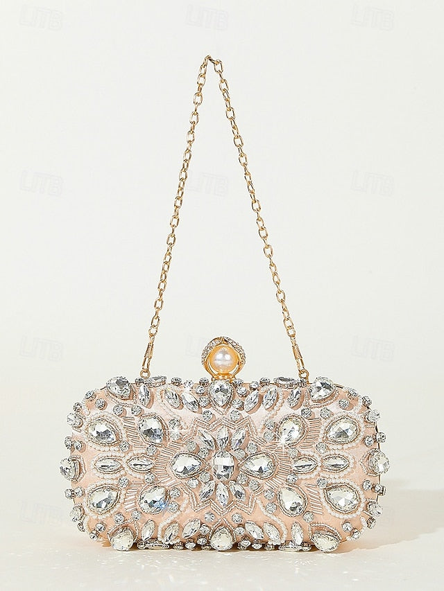 Crystal-Embellished Bag Clutch Women's