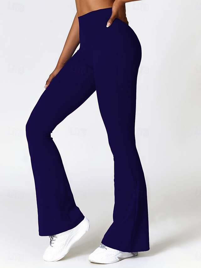 Women's Bell Bottom Chinos Vacation Streetwear Casual Full