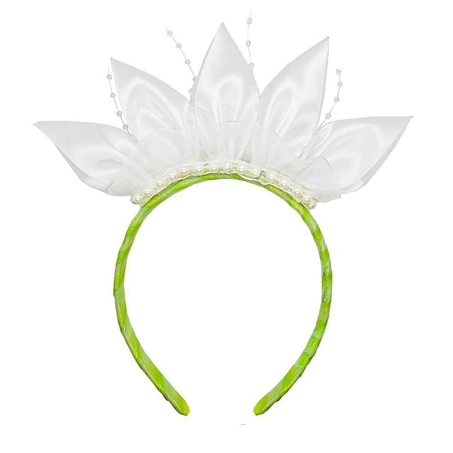 Tinker Flower Girl Tiana Dress Theme Fairytale Princess Bell