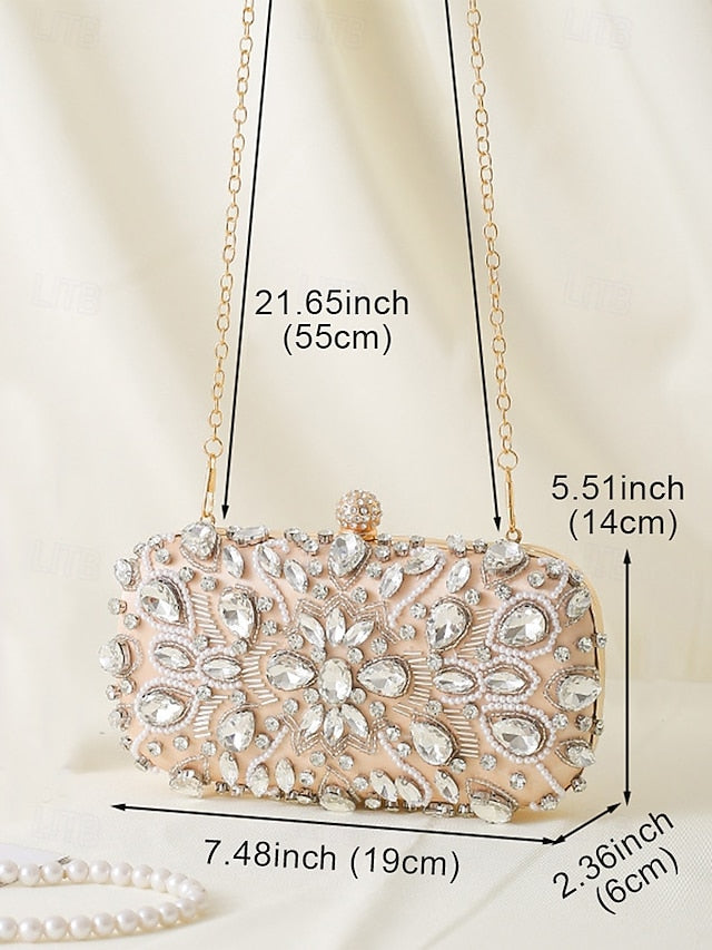 Crystal-Embellished Bag Clutch Women's