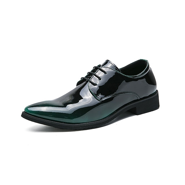 Patent Formal – Shiny Oxford Men's Shoes Leather