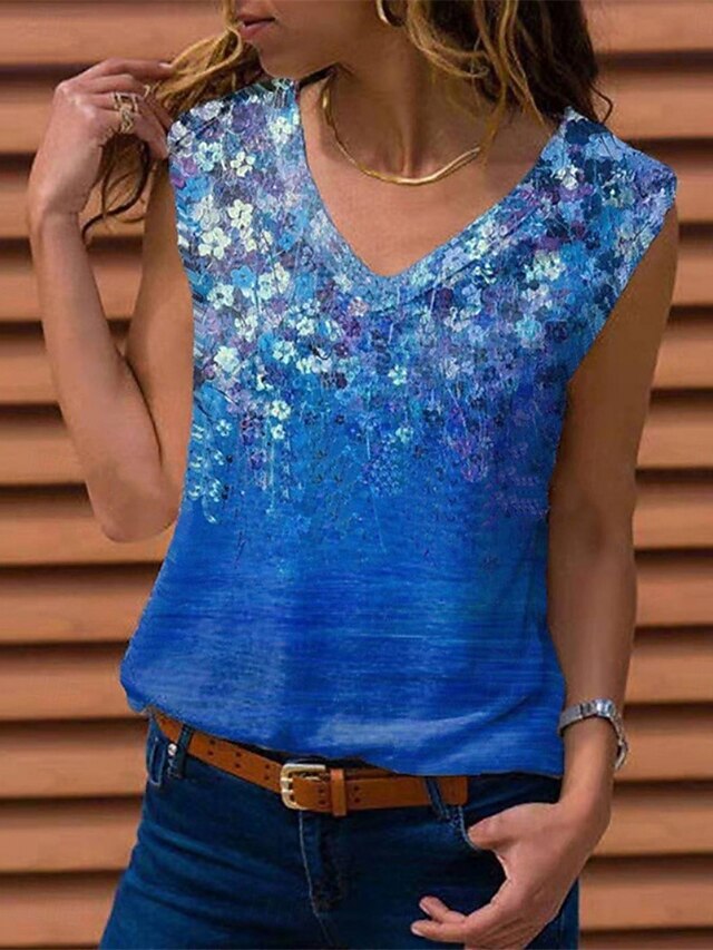 Women's Tank Top Sleeveless Shirt Tee Top Graphic Stylish